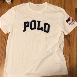 White men’s polo t-shirt